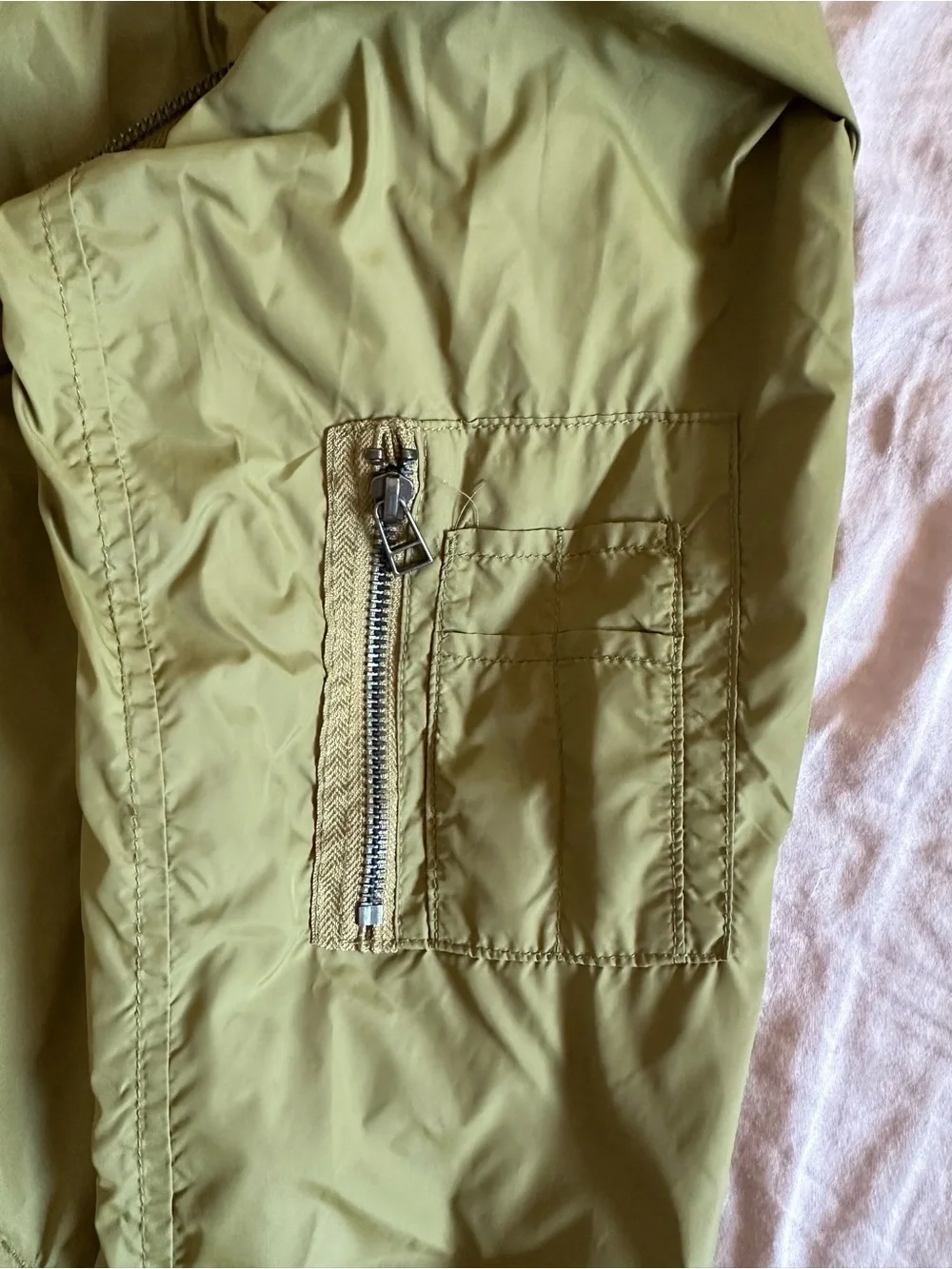 H&M Olive Green Bomber Jacket